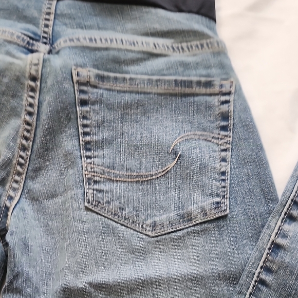 Signature by Levi Strauss Women's Maternity Blue Skinny Jeans - Picture 7 of 8